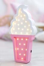HappyMoon Ice  Art.85969 Pink White Ночник-светильник со светодиодами