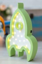 HappyMoon Rocket  Art.NL ROCKET 8/1 Green Nakts-lampa