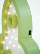 HappyMoon Rocket  Art.NL ROCKET 8/1 Green Nakts-lampa