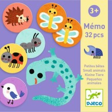 Djeco Educational Games Memo Small Animals Art.DJ08254