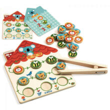 Djeco Educational Wooden Game Pinstou Art.DJ01627