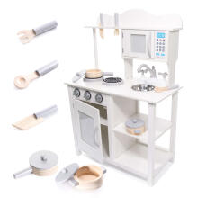 Ikonka Wooden Kitchen  Art.KX6490 Деревянная кухня с аксессуарами