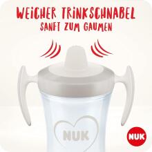 NUK Trainer cup Art.86743 Обучающий поильник с мягкой насадкой для питья  с 6 мес. 230 мл.