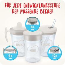 NUK Trainer cup Art.86743 Обучающий поильник с мягкой насадкой для питья  с 6 мес. 230 мл.