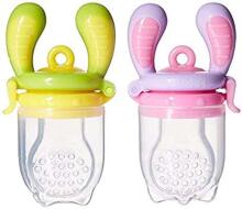 Kidsme Baby Food Feeder  Art. 160350PL Plum Silikona svaiga ēdiena barotājs