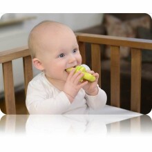 Kidsme Baby Food Feeder Aquamarine Art.160350AQ силиконовoe cитечко для кормления свежими овощами (Ниблер) среднее