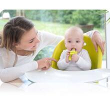 Kidsme Baby Food Feeder  Art.160350GR Grey силиконовoe cитечко для кормления свежими овощами (Ниблер) среднее