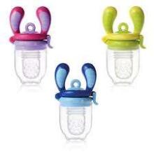 Kidsme Baby Food Feeder  Art.160350GR Grey силиконовoe cитечко для кормления свежими овощами (Ниблер) среднее