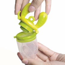 Kidsme Baby Food Feeder Lime Art.160350LI Silikona ēdināšanas ierīce cietiem produktiem (vidējs)