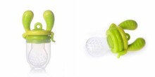 Kidsme Baby Food Feeder Lime Art.160337LI Silikona ēdināšanas ierīce cietiem produktiem (liels)