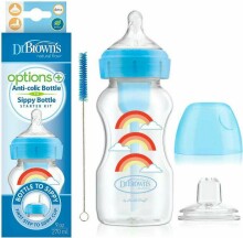Dr.Browns Wide Neck Options Plus Art.WB91605-P Anti-colic feeding bottle with wide neck, 270 ml