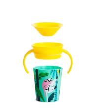 Munchkin Miracle Deco Cup 360°  Art.86918 Monkey/Bee Mācību krūzīte 177ml,2 ga
