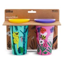 Munchkin Miracle Deco Cup 360° Art.86919 Monkey/Bee бутылочка непроливайка,266мл,2 шт
