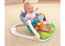 Fisher Price Sit-Me-Up Floor Seat Art.BFB12 Детское кресло-сиденье «Лягушонок»