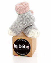 La Bebe™ Natural Eco Lambswool Baby Socks Art.87196