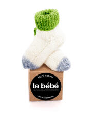 La Bebe™ Lambswool Natural Eco Socks Art.87196 Random