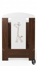 Little Baby Africa Life Giraffe Art.88110 Детская деревянная кроватка с жирафиком 120x60 см