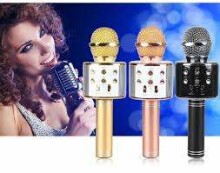 TLC Baby Microfone Art.WS-858 Karaoke mikrofons - skaļrunis ar balss maiņas efektiem