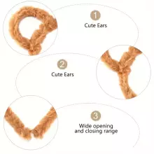 Home Company Bear Ear Art.88847  Karnevāla piederums  - Lača ausis,1 gab