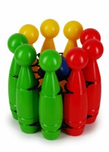 „I-Toys Art.B-0550“ žaisliukai vaikams [Smeigtukų rinkinys 8 vnt. su kamuoliu]