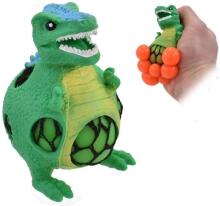 Kids Krafts  Squeezy Mesh Dinosaurs Art.NV356 Mīkstā antistresa  rotaļlieta Dinozaurs
