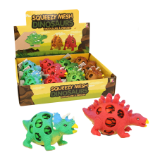 Kids Krafts  Squeezy Mesh Dinosaurs Art.NV356 Mīkstā antistresa  rotaļlieta Dinozaurs