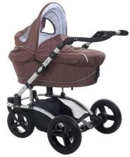 Britton 4Style  Art.B2408 Mocha Bērnu daudzfunkcionāli rati ar kulbiņu un sporta daļu un adapteriem priekš Maxi Cosi autokrēliņa