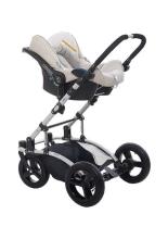 Britton 4Style  Art.B2408 Mocha Bērnu daudzfunkcionāli rati ar kulbiņu un sporta daļu un adapteriem priekš Maxi Cosi autokrēliņa