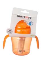 Britton Non-spill Soft Spout Cup Art.B1513  Бутылочка непроливайка с мягким наконечником 150 мл