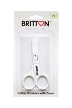 Britton Baby Scissors with Cover Art.B1814  Ножнички для ногтей с закруглёнными кончиками