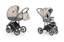 Roan (Роан) Bass Soft Art.89429 Beige Dots   Универсальная коляска 2 в 1