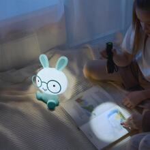 Kids Severno Art.89526 Blue Детский ночник Зайчик