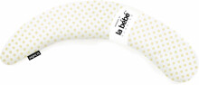 „La Bebe ™ Moon“ motinystės pagalvė, art. 95571 „Beige Dots“, didelė nėščiųjų pagalvė su atminties putomis (ypač minkšta ir tyli, prisitaikanti prie kūno) 195 cm