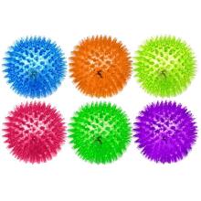 I-Toys Massage Ball Art.A-175 Masāžas bumba ezītis ar gaismu,1 gab. (diametrs 6 cm)
