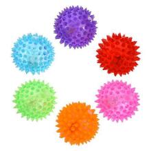 I-Toys Massage Ball Art.A-175 Masāžas bumba ezītis ar gaismu,1 gab. (diametrs 6 cm)