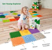 Orto Nature Orthopedic Mat Sets Young Explorer  Art.OTN-S-YNX  Многофункциональный напольный коврик из 6 частей