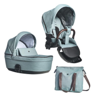 NordBaby Active Plus  Granite Frame Art.89761 Gloomy Gray Bērnu universālie kulbu/sporta ratiņi augstākas kvalitātes 2 vienā (Skandināvu)