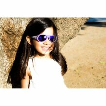 Shadez Designer Classic White Teeny Art.SHZ12 Bērnu saulesbrilles, 7-15 gadi