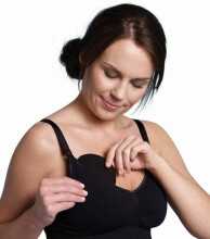Carriwel Washable Breast Bads Black Art.129 Вкладыши в бюстгальтер многоразовые  (6 шт.)