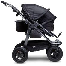 TFK Duo Mono Combi Art.T-D1-KA-310 Black  Dvīņu ratiņi/rati 2 vienā