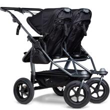 TFK Duo Mono Combi Art.T-D1-KA-310 Black  Dvīņu ratiņi/rati 2 vienā