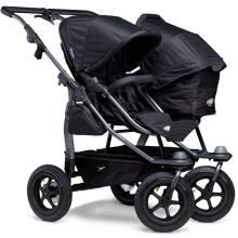 TFK Duo Mono Combi Art.T-D1-KA-310 Black  Dvīņu ratiņi/rati 2 vienā