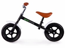 „Eco Toys Balance Bike Art.N2004“ juodas vaikiškas motoroleris su metaliniu rėmu