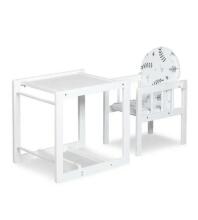 Klups LILLY white Barošanas krēsliņš- transformeris