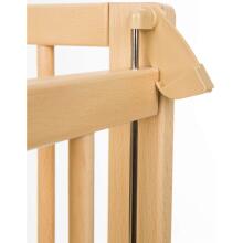 Fillikid Bedside crib Cocon nature Art.533-00 Деревянная детская кроватка 90 х 40 cm