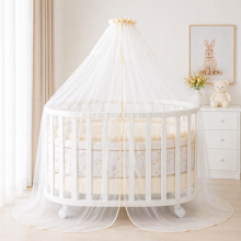 Lorelli Canopy Art.20051170005 Pink  Роскошный универсальный  балдахин для детской кроватки