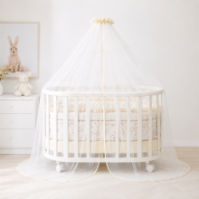Lorelli Canopy Art.20051170005 Pink  Роскошный универсальный  балдахин для детской кроватки