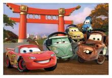 Lisciani Giochi  Cars Art.47987 Divpusēja puzle-krāsojamā grāmata