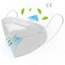 Face Mask FFP2 Art.BM-002 4-slāņu sejas maska – respirators FFP2 tipa, saliekams, 2 gab