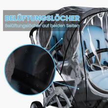 Universal Rain Cover for Twins Art.9161 Universal rain cover for a stroller (twins/twins)